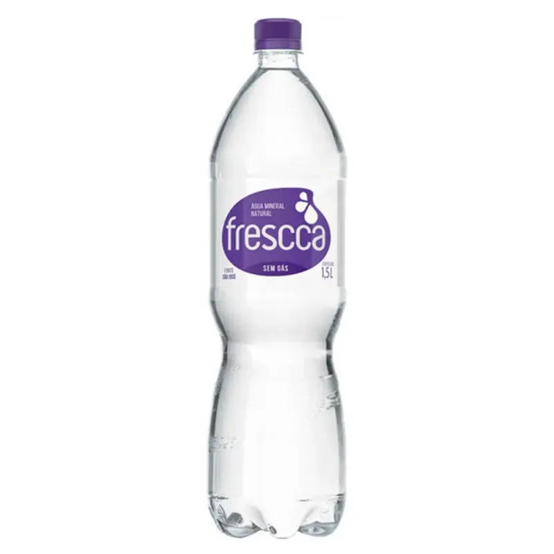 Água Mineral Natural sem Gás Frescca Garrafa 1,5l