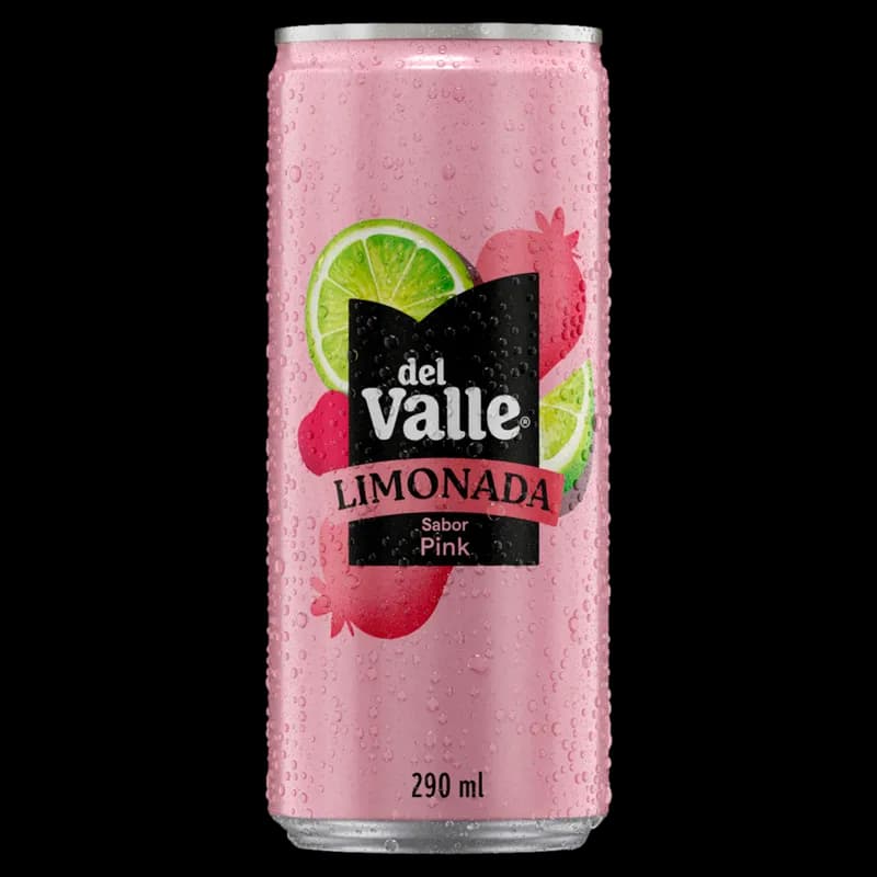Suco Del Valle Limonada Sabor Pink Lata 290ml