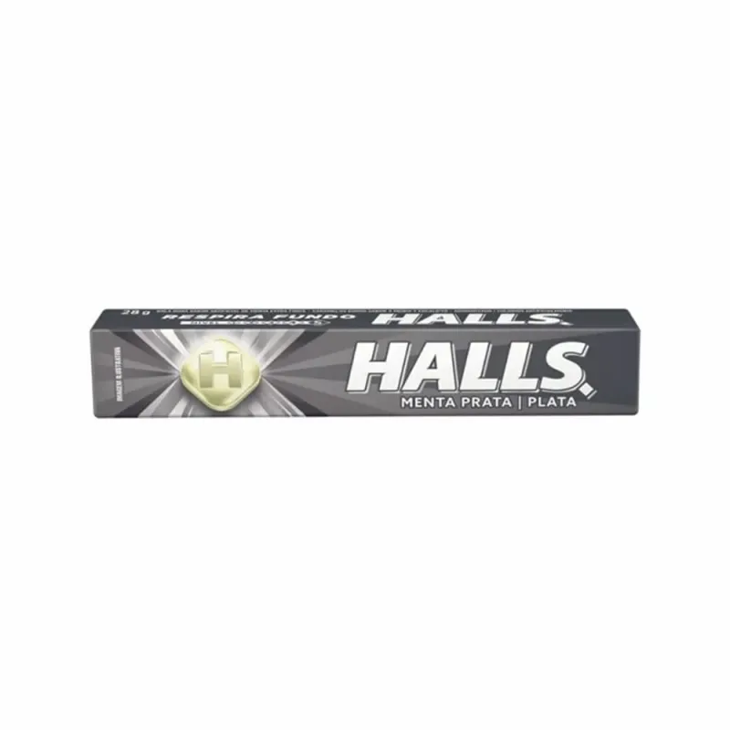 Bala Halls Menta Prata 28g