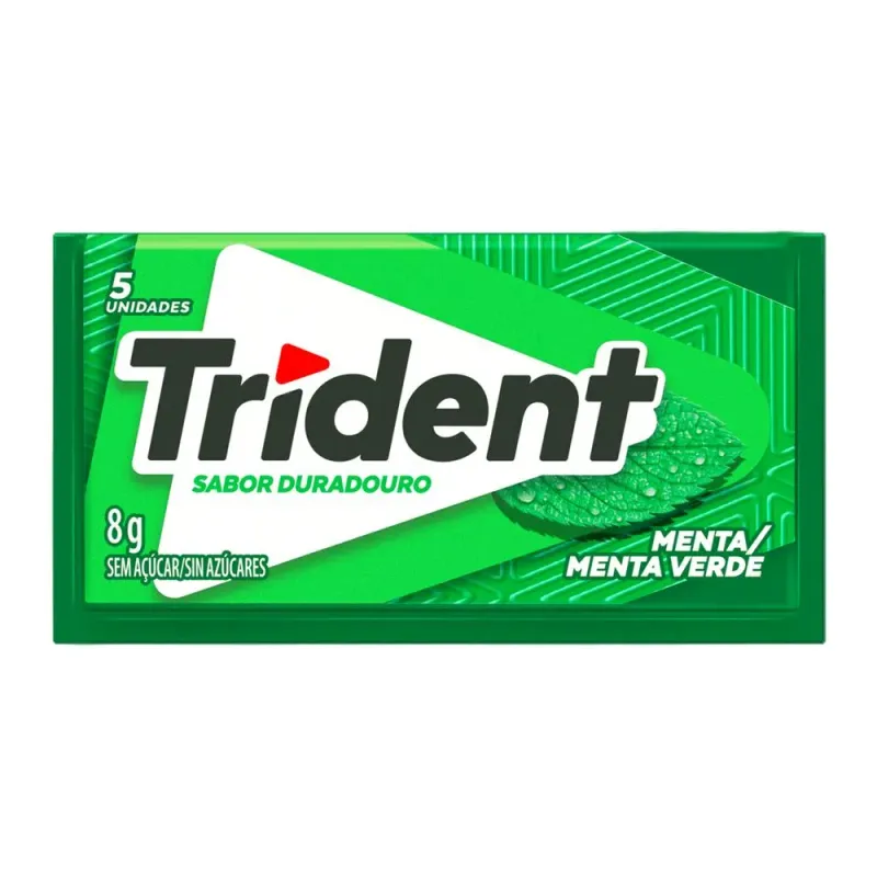Chiclete Trident Menta 5un 8g