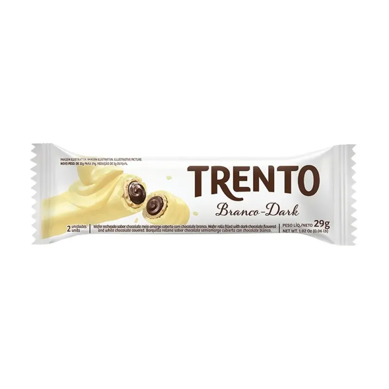 Chocolate Trento Branco Dark Recheado 29g