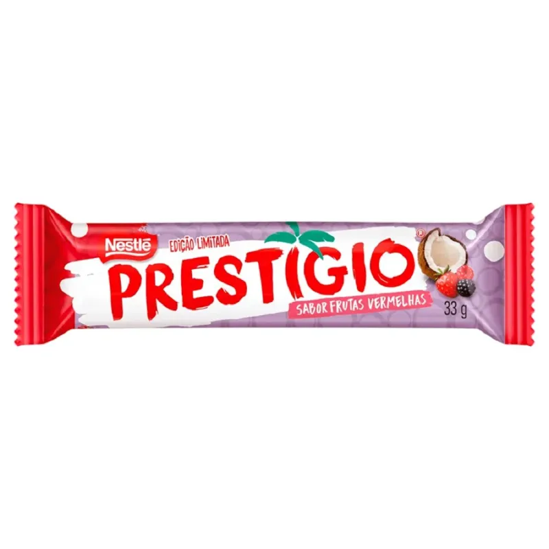 Chocolate Nestlé Prestígio Sabor Frutas Vermelhas 33g