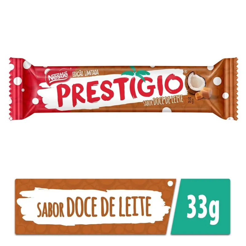 Chocolate Nestlé Prestígio Doce de Leite 33g