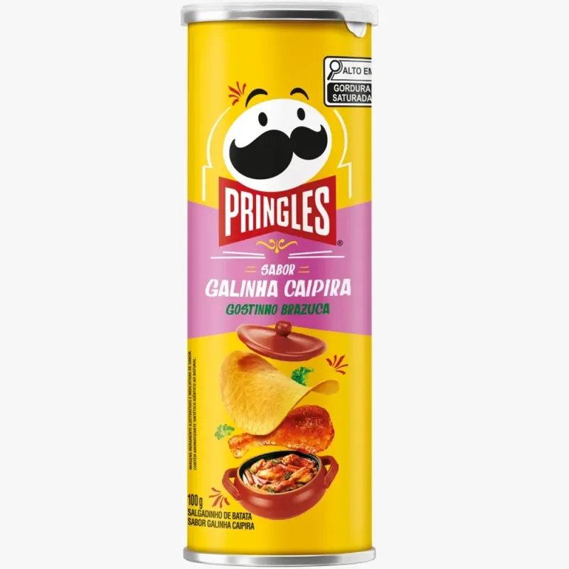 Batata Pringles Sabor Galinha Caipira 100g