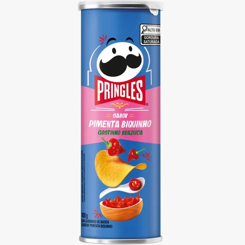 Batata Pringles Sabor Pimenta Biquinho 100g