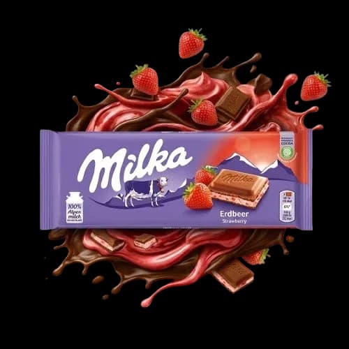 Chocolate Milka Morango 100g