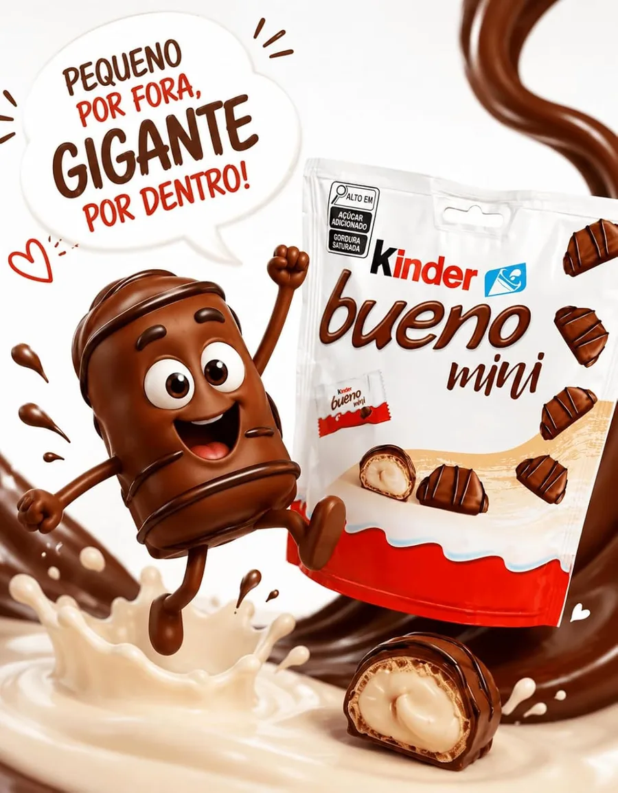 Kinder Bueno Mini - Bombons 108g