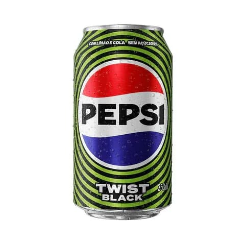 Refrigerante Pepsi Twist black Lata 350ml