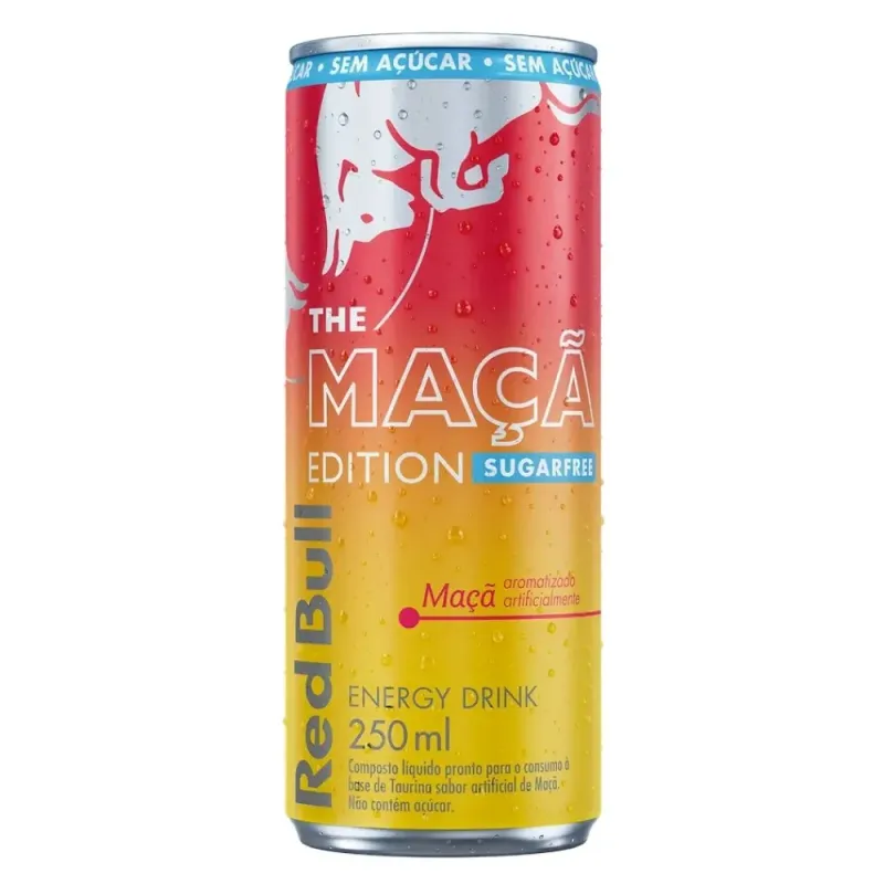 Energético Red Bull The Maçã Edition Sem Açúcar 250ml