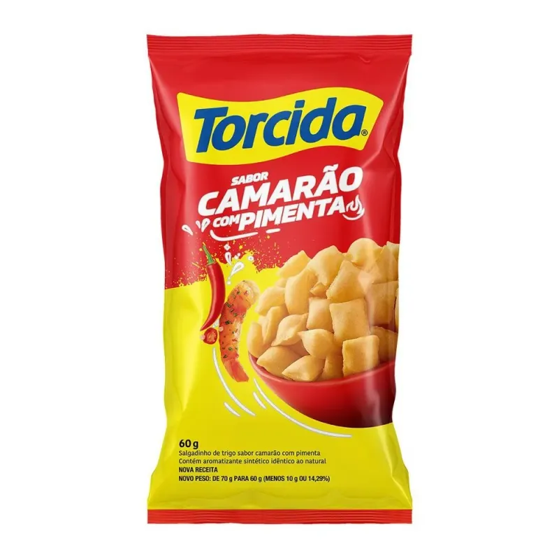 Salgadinho Torcida Camarão com Pimenta 60g