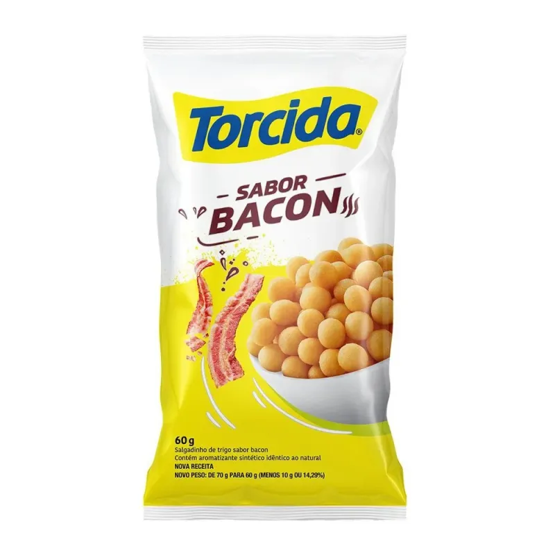 Salgadinho Torcida Sabor Bacon 60g