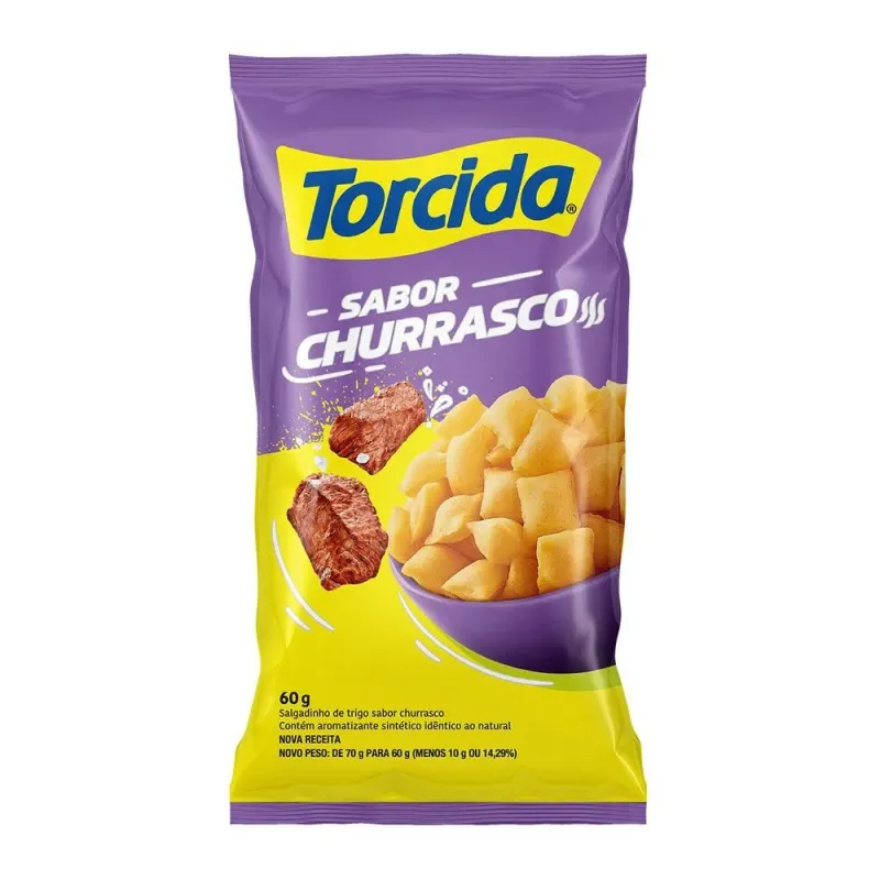 Salgadinho Torcida Sabor Churrasco 60g