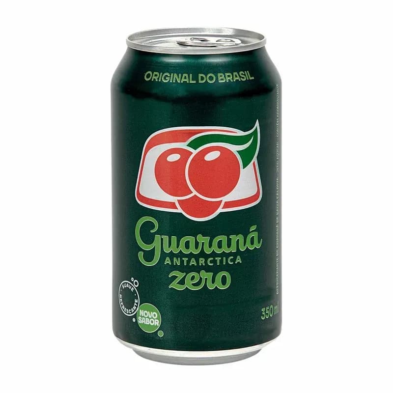 Refrigerante Guaraná Antárctica zero lata 350ml