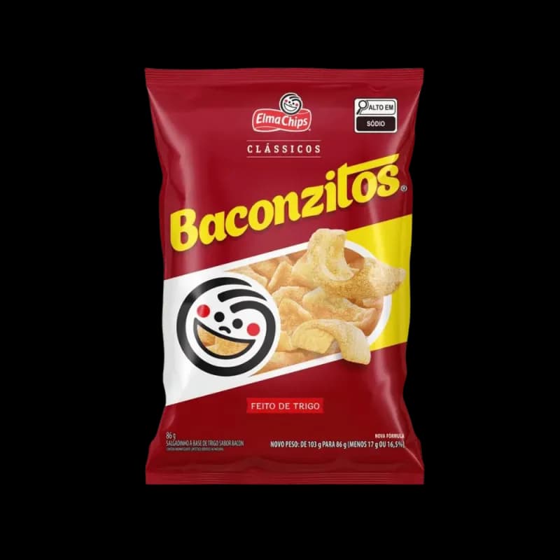 Salgadinho Baconzitos 86g - Elma Chips