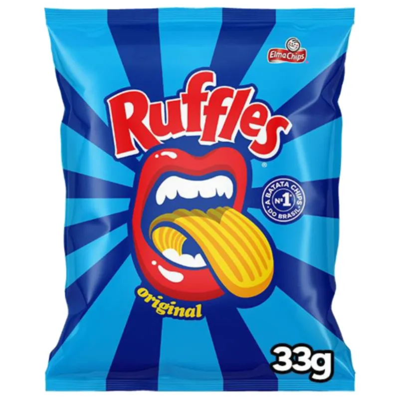 Batata Frita Ondulada Original Ruffles Pacote 33g