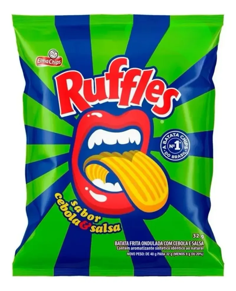 Batata Frita Ondulada Cebola e Salsa Ruffles 33g