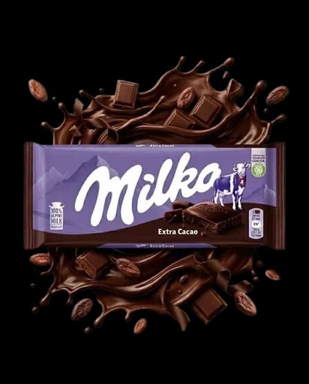 Chocolate Milka Extra Cacau 90g